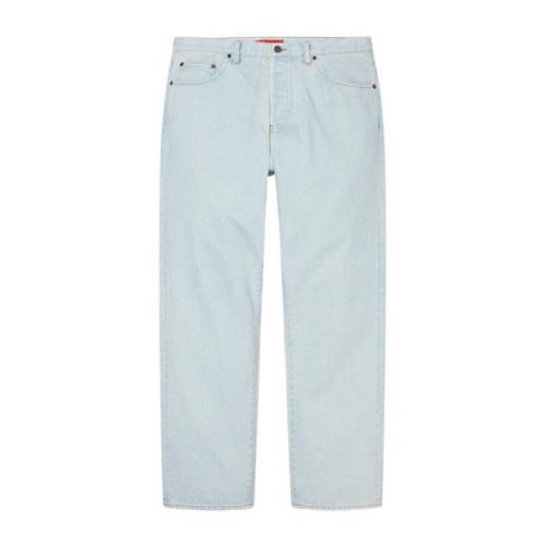 Klassieke Regular Jean Gewassen Blauw Supreme , Blue , Heren