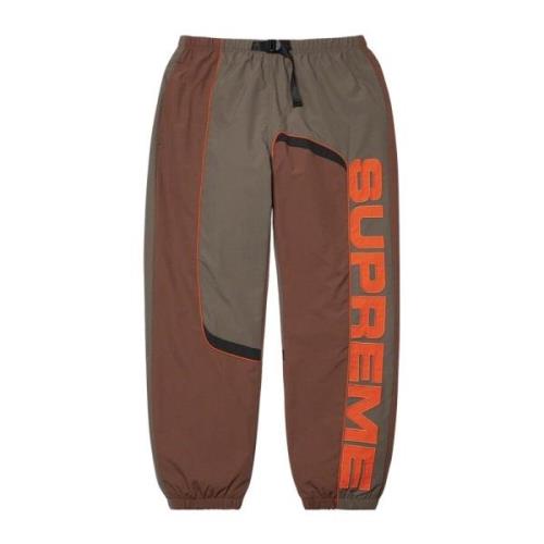 Bruine Gepaneelde Track Pant Limited Edition Supreme , Brown , Heren