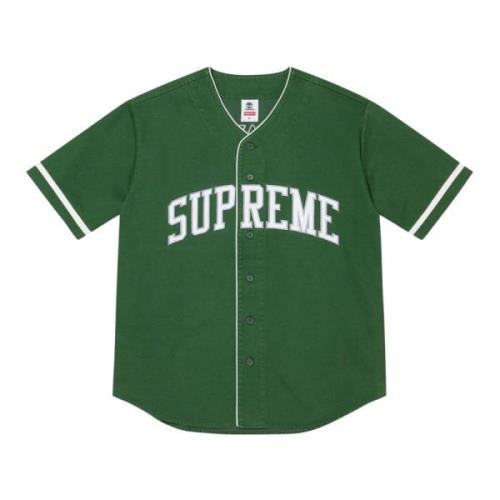 Groene Baseball Jersey Limited Edition Supreme , Green , Heren