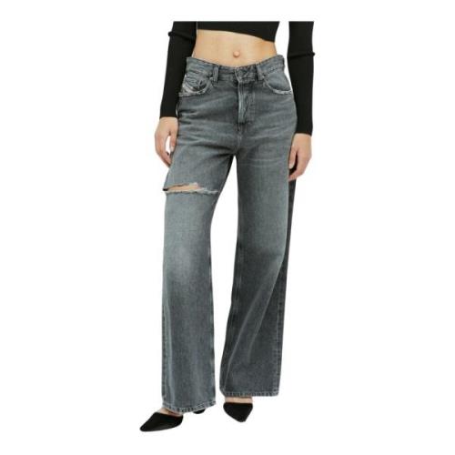 Vintage Distressed Jeans Diesel , Gray , Dames