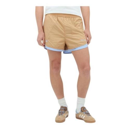 Shorts met Dubbellaagse Lichtgewicht Weefsel Adidas , Beige , Heren