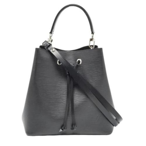 Pre-owned Leather louis-vuitton-bags Louis Vuitton Vintage , Black , D...