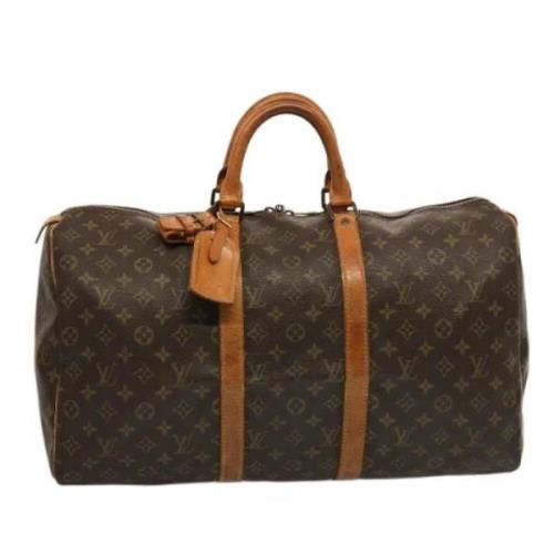 Pre-owned Canvas louis-vuitton-bags Louis Vuitton Vintage , Brown , Da...