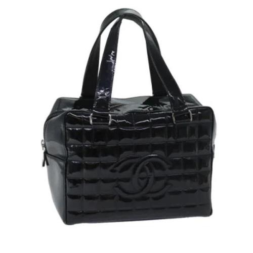 Pre-owned Leather chanel-bags Chanel Vintage , Black , Dames