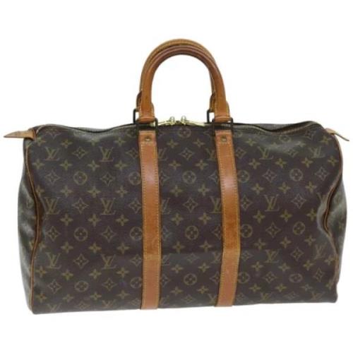 Pre-owned Canvas louis-vuitton-bags Louis Vuitton Vintage , Brown , Da...