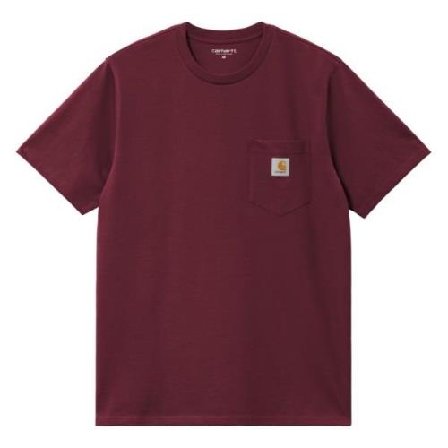 T-shirt met Zak en Logo Carhartt Wip , Purple , Heren