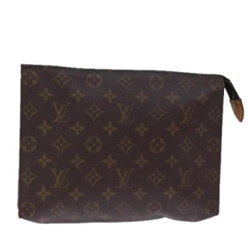 Pre-owned Canvas pouches Louis Vuitton Vintage , Brown , Dames