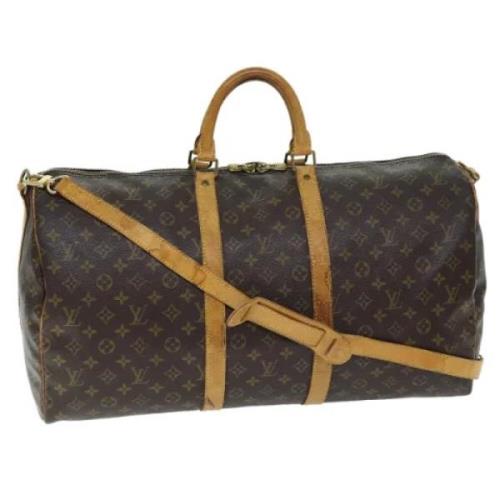 Pre-owned Canvas louis-vuitton-bags Louis Vuitton Vintage , Brown , Da...