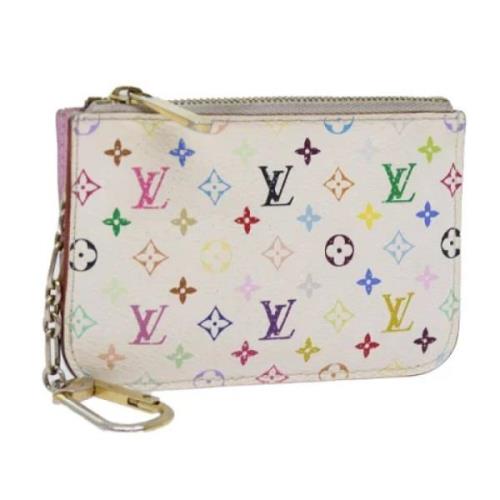 Pre-owned Canvas wallets Louis Vuitton Vintage , White , Dames