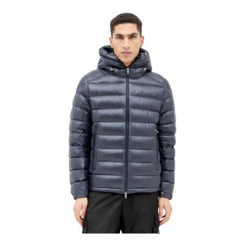 Stijlvolle korte donsjas Moncler , Blue , Heren