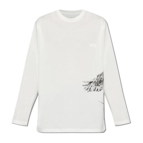 Lange mouwen T-shirt Y-3 , White , Unisex