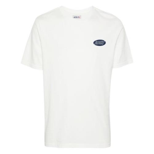 Logo Print T-shirt Autry , White , Heren