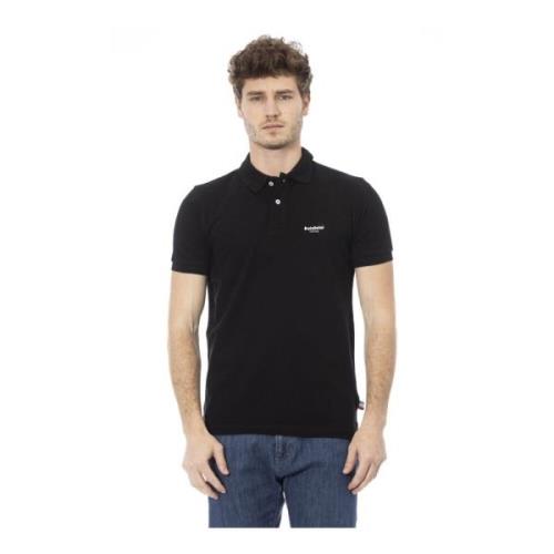 Trend Polo Shirt met Logo Baldinini , Black , Heren