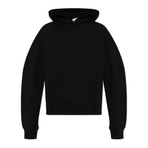 Sweatshirt met logo JW Anderson , Black , Dames