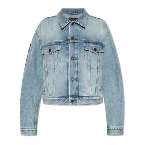 Denim jas Balenciaga , Blue , Dames