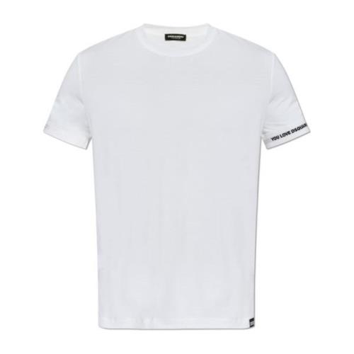 T-shirt uit de 'Underwear' collectie Dsquared2 , White , Heren