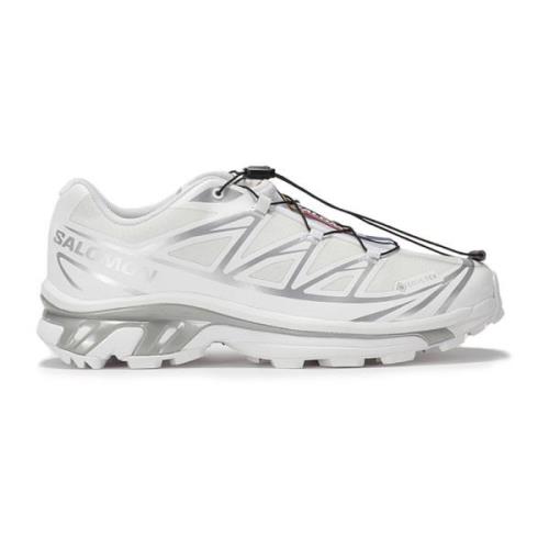 Witte GTX Sneakers met Zilveren Detail Salomon , White , Heren