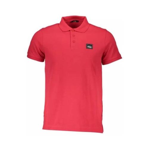 Elegant Roze Poloshirt Cavalli Class , Red , Heren