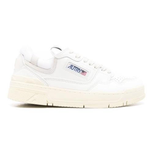 CLC Low Basketbalsneakers Autry , White , Dames