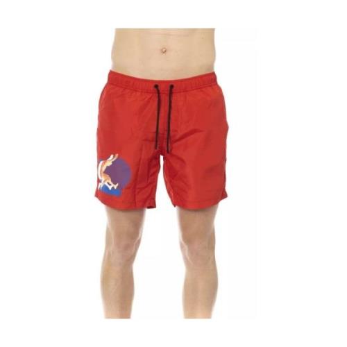 Vibrant Degrade Zwemshorts Bikkembergs , Red , Heren