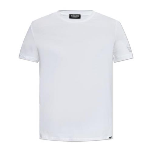 T-shirt uit de Ondergoedcollectie Dsquared2 , White , Heren