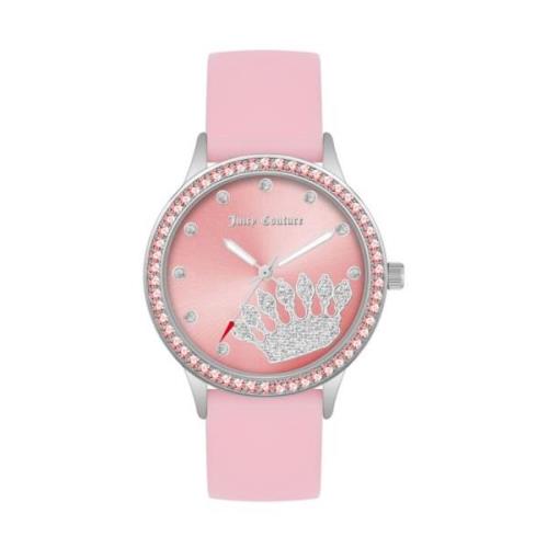 Zilveren Damesmode Horloge Juicy Couture , Pink , Dames