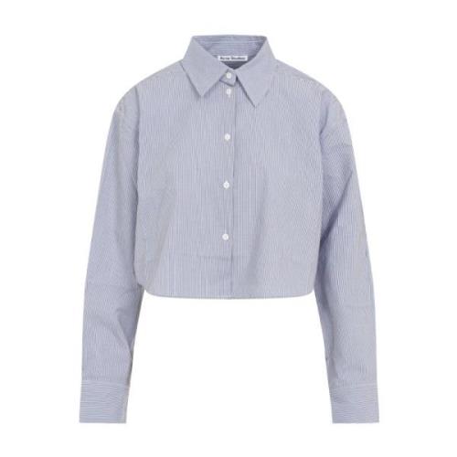 Hemelsblauwe Koffieblouse Acne Studios , Blue , Dames