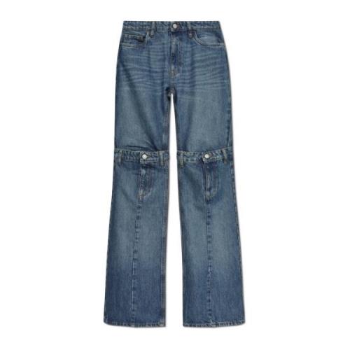 Jeans met decoratieve benen Coperni , Blue , Dames