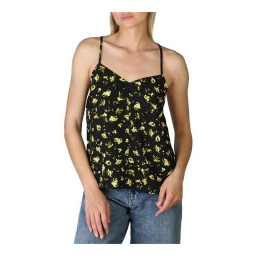 Bloemen Mouwloze Top Calvin Klein , Black , Dames