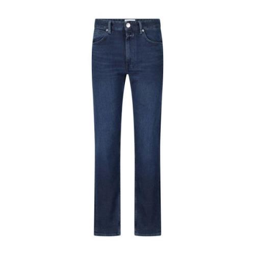 Klassieke Donkere Denim Jeans Closed , Blue , Heren