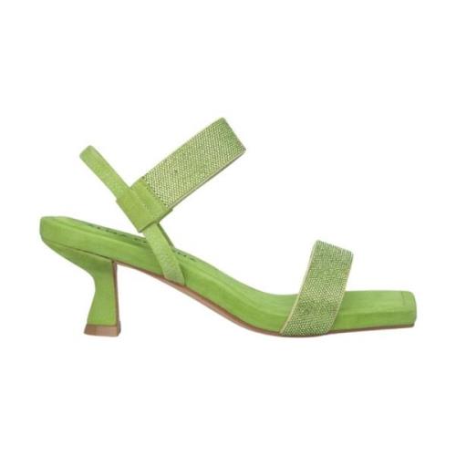 Kristalband Hak Sandaal Alma EN Pena , Green , Dames