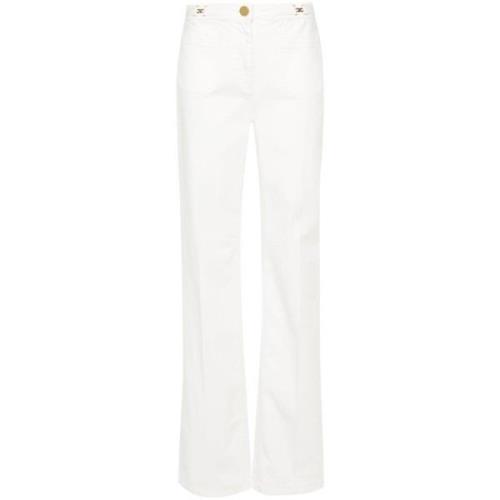 Jeans Elisabetta Franchi , White , Dames