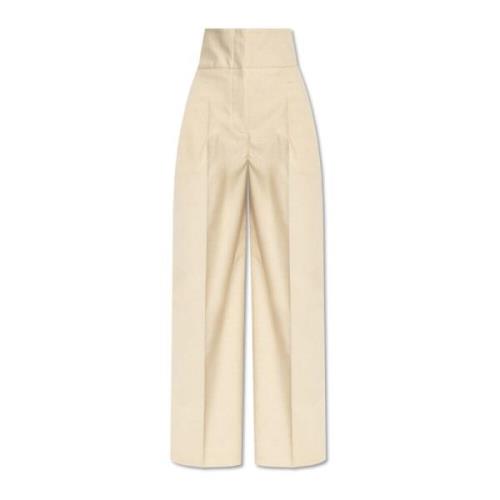 Broek Reini IRO , Beige , Dames