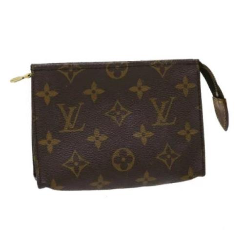 Pre-owned Canvas pouches Louis Vuitton Vintage , Brown , Dames