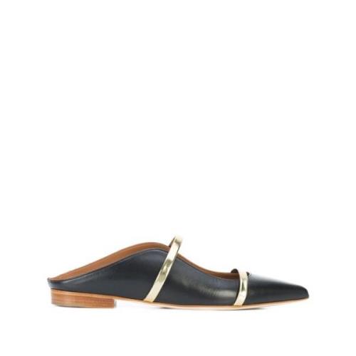 Zwarte platte Mules Maureen schoenen Malone Souliers , Black , Dames