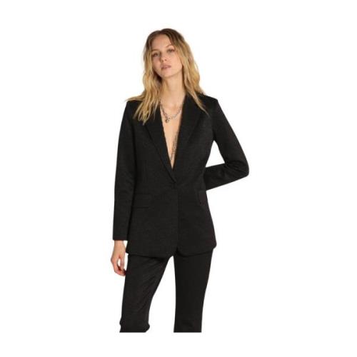 Elegante Irene Damesblazer in Zwart Mason's , Black , Dames