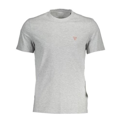 Grijs Logo T-shirt Guess , Gray , Heren