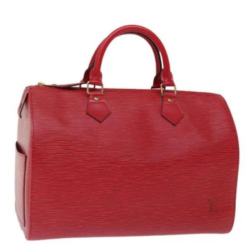 Pre-owned Leather louis-vuitton-bags Louis Vuitton Vintage , Red , Dam...