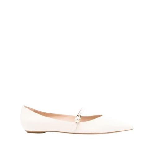 Witte Mary Janes Schoenen Stuart Weitzman , White , Dames