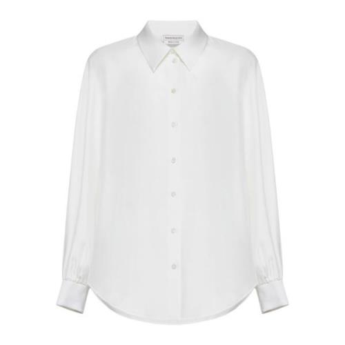 Wit Herenshirt Alexander McQueen , White , Dames