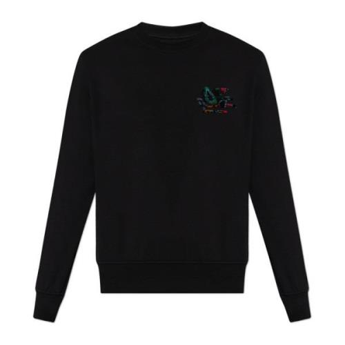 Sweatshirt met logo Etro , Black , Heren