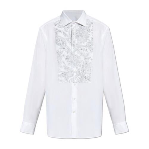 Shirt met bloemenmotief Etro , White , Heren