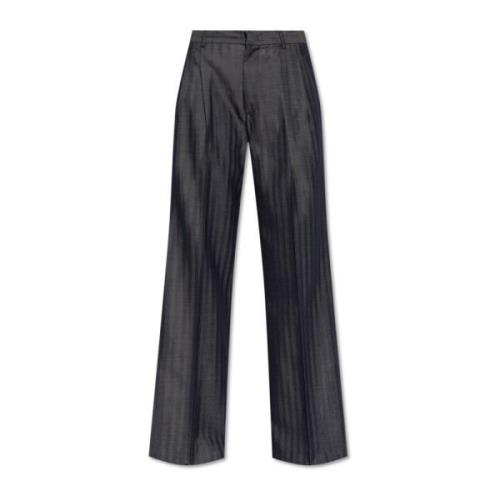 Geplooide broek Etro , Blue , Dames