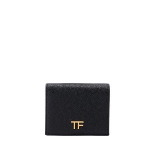 Zwarte Leren Portemonnee Tara Tom Ford , Black , Dames