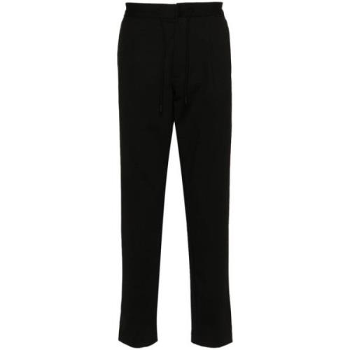 Zwarte broek met elastische taille Calvin Klein , Black , Heren