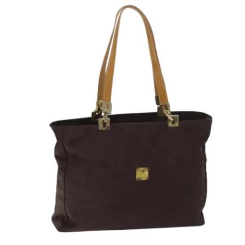 Pre-owned Nylon totes MCM Pre-owned , Brown , Dames