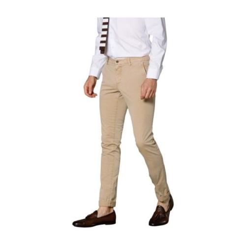 Essentiële Heren Chino Broek Milano Stijl Mason's , Beige , Heren