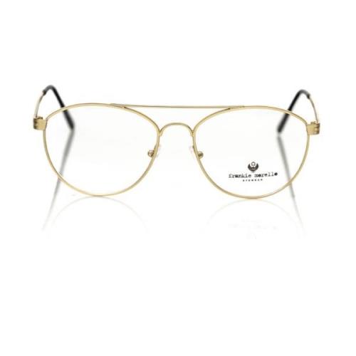 Aviator Metalen Frame Bril Frankie Morello , Yellow , Unisex