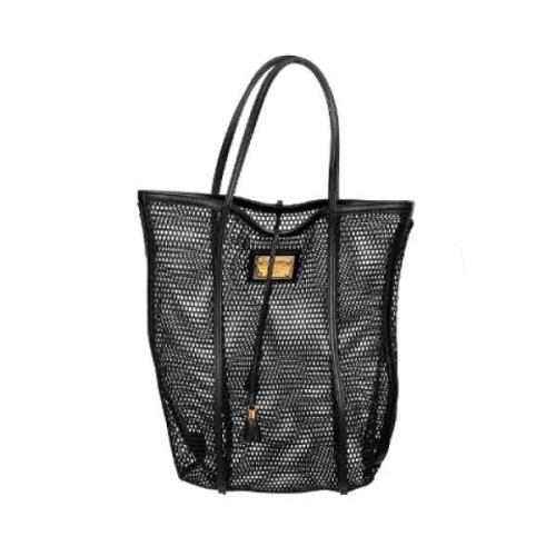 Pre-owned Leather totes Dolce & Gabbana Pre-owned , Black , Dames