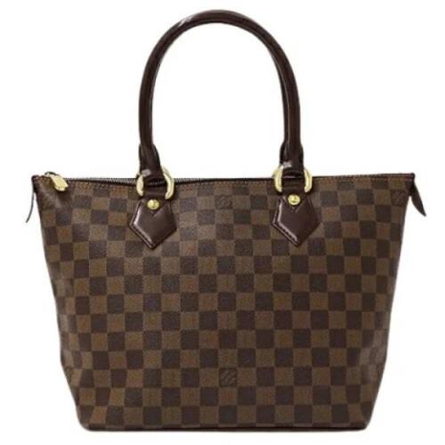 Pre-owned Canvas louis-vuitton-bags Louis Vuitton Vintage , Brown , Da...